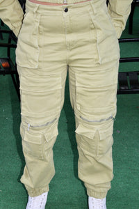 Sage Cargo Joggers