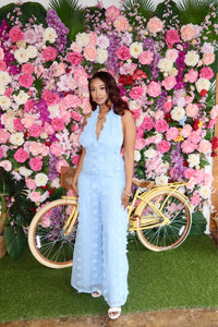 Mina Blue Jumpsuit